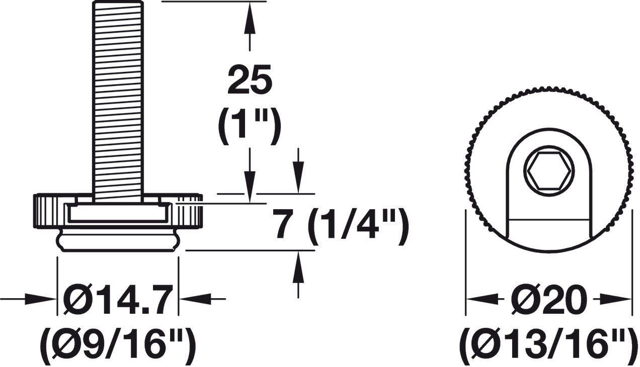 QuickClick Threaded Stem Leveler