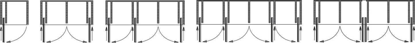 Wooden Pivot Sliding Doors, Hawa Concepta