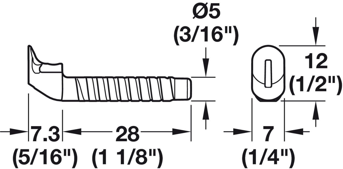 Claw connector, HÃ¤fele Ixconnect CC 8/5/30, Zinc alloy