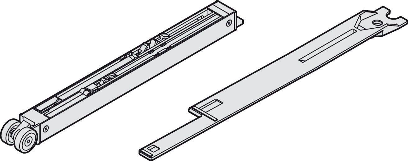 Porta Push-to-Open Set, with soft and self closing mechanism
