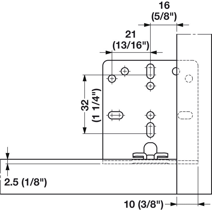 Grass Dynapro 16 Full Extension Slide, 100 lbs.