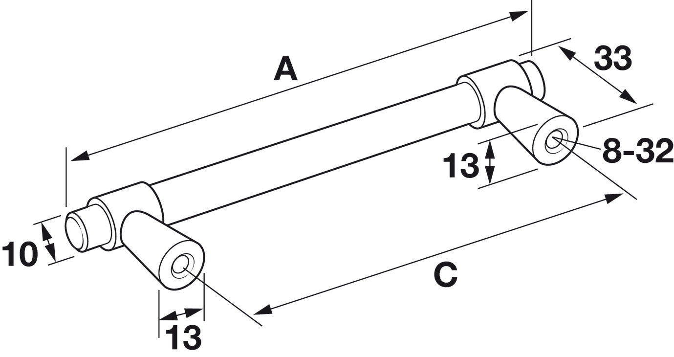 Handle, Zinc