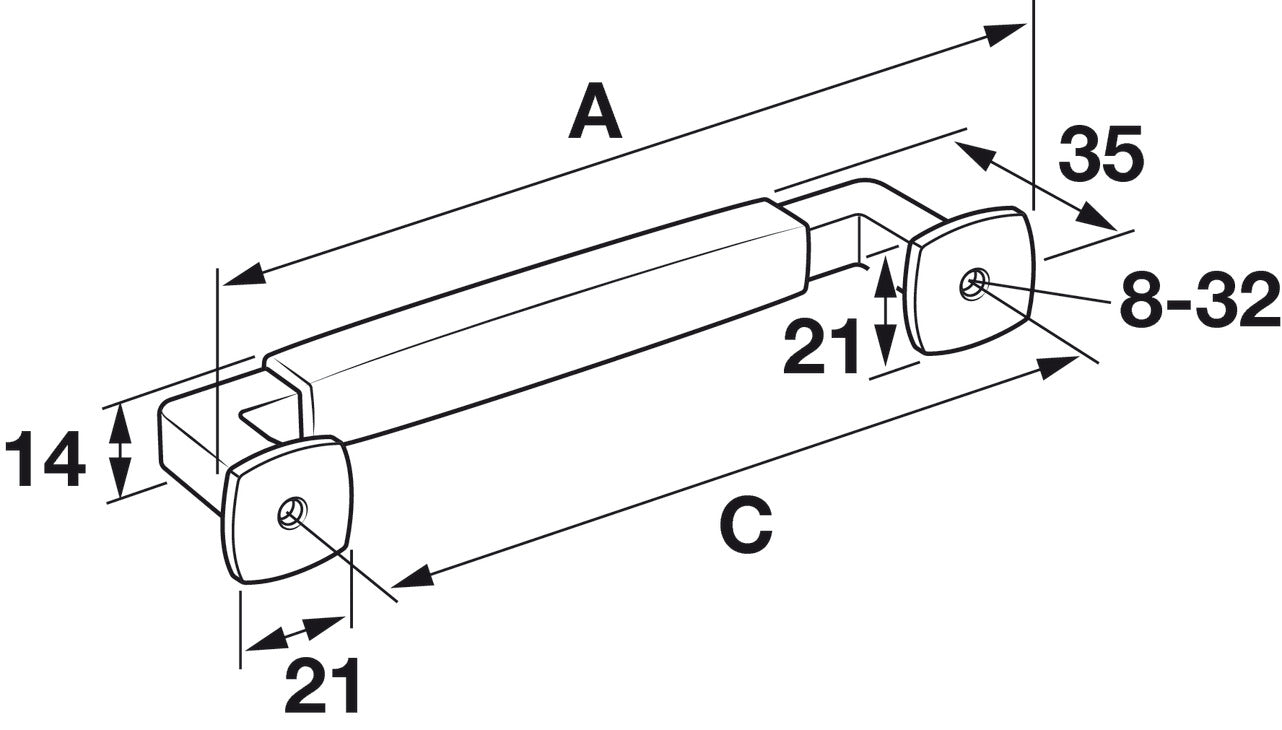 Handle, Zinc