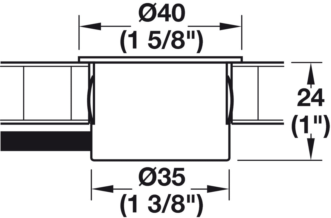 USB Converter, HÃ¤fele Loox ESC 2001 Modular, Round