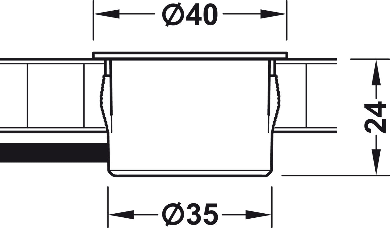 USB Converter, HÃ¤fele Loox ESC 2001 Modular, Round