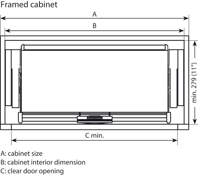 iMOVE Pull Down Unit, for Face Frame, with Shim