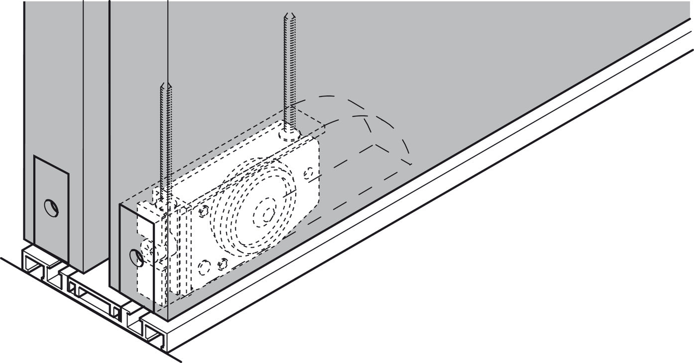 Adapter, for Running Gear, with Mounting Screws