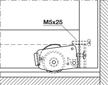 Adapter, for Running Gear, with Mounting Screws