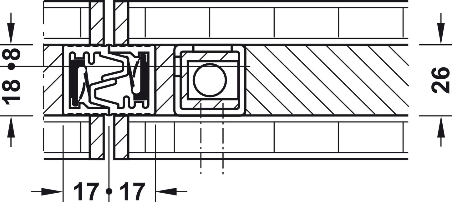 Bar Bolt Lock, Hawa Doorfix