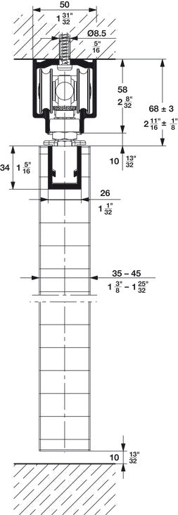 Upper Track, Pre-drilled