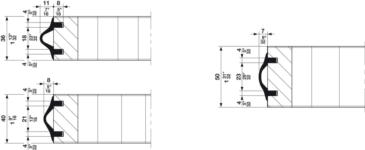 Edge Protection Profile, Hawa, accessories for wooden doors, sliding door fittings