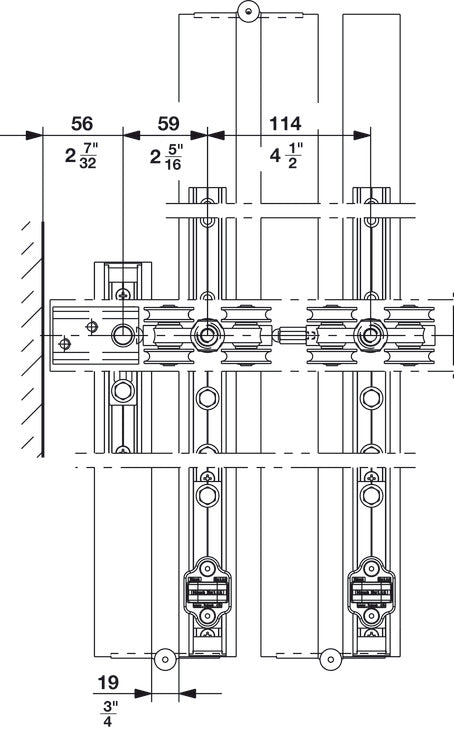 Upper Track, Pre-drilled