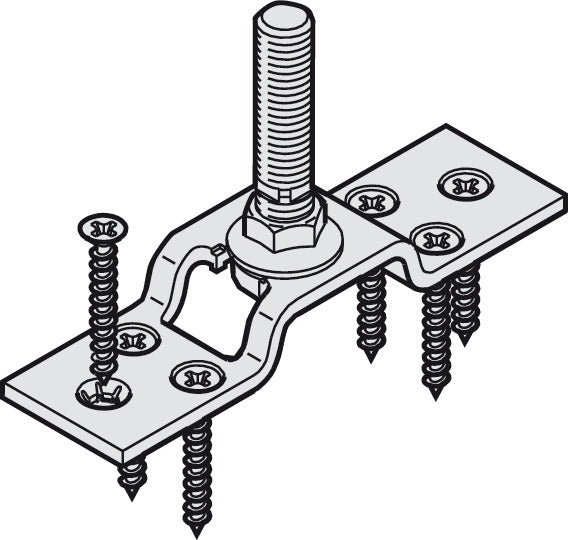 Suspension Plate, With M12 hanger bolt and mounting screws