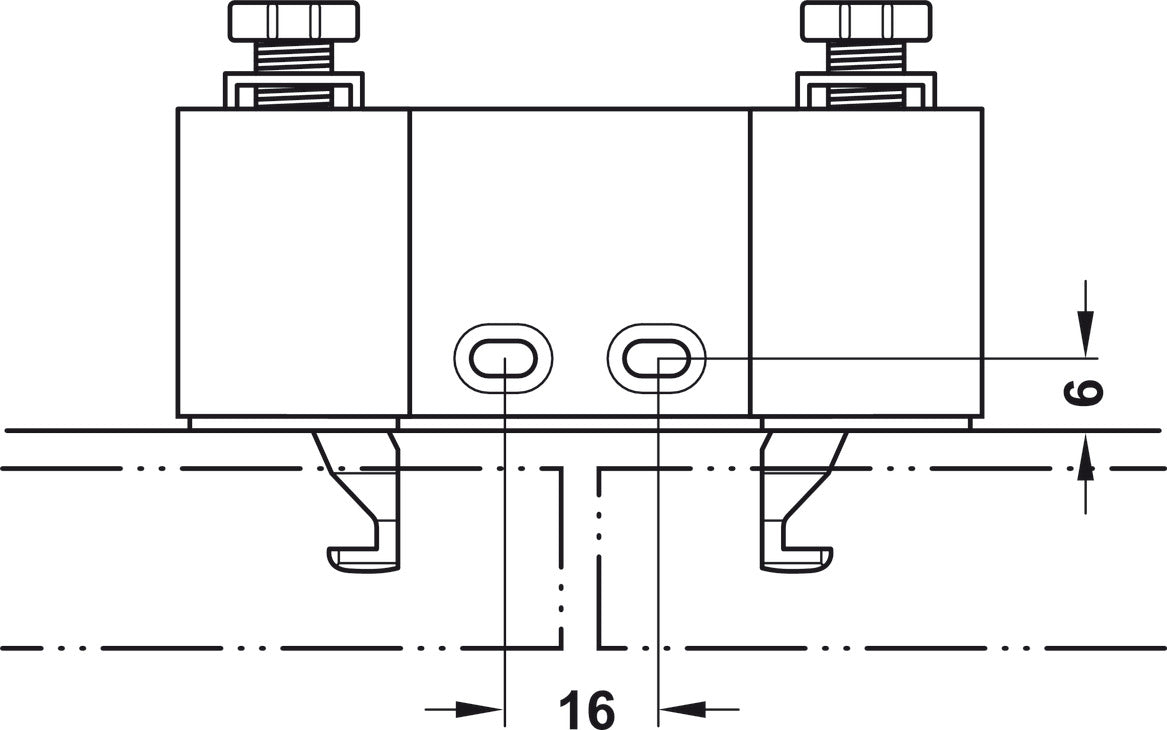 Double PUSH Latch, with Adjustment