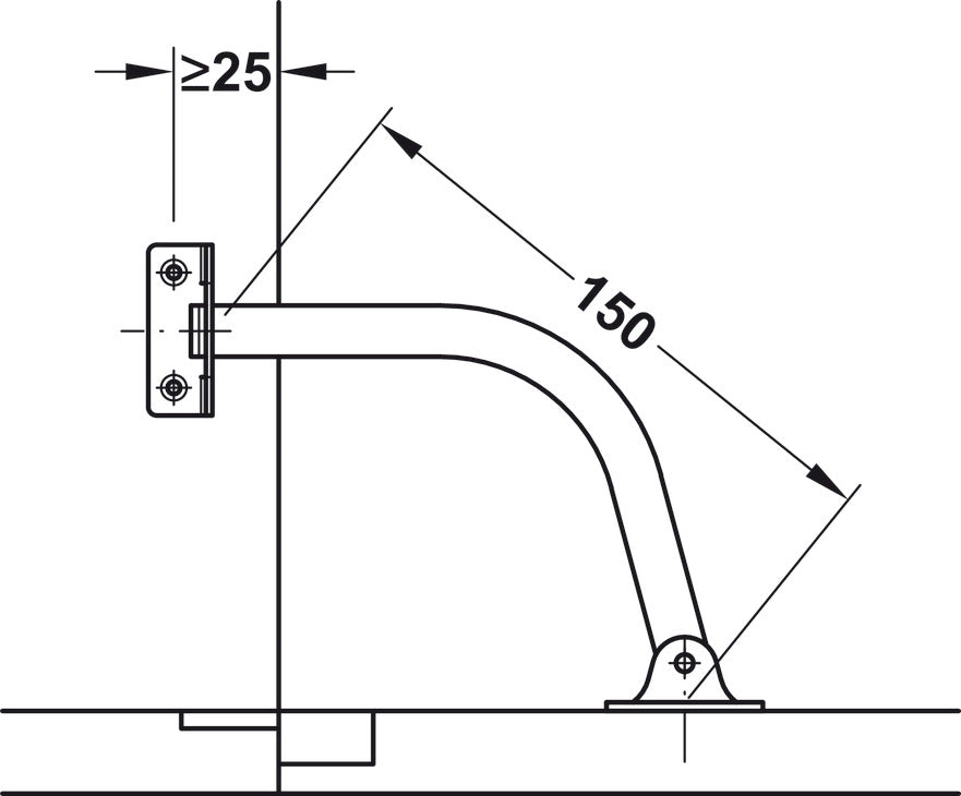 Lid Stay, Door Restraint