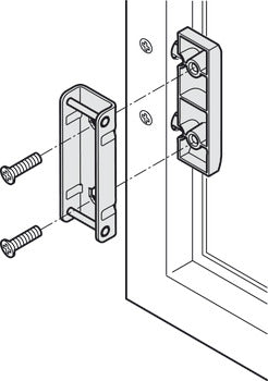 Adapter, for Doors with 20 mm (13/16") Aluminum Frame