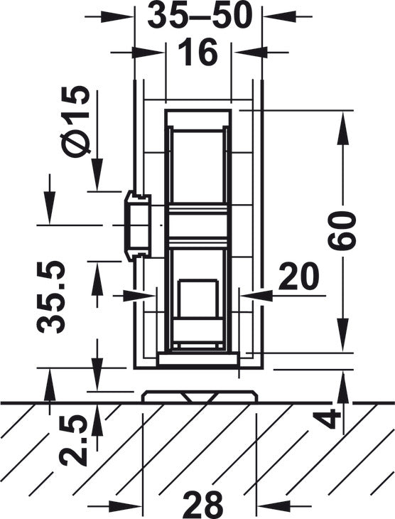 Snap-In Lock Core, Keyed Alike