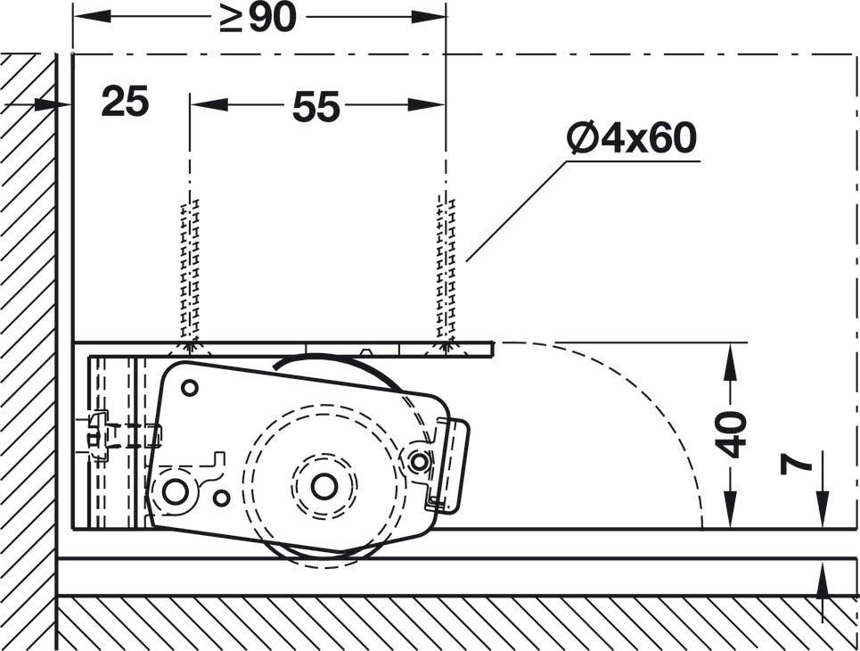 Spring Loaded Running Gear, with Anti-derail Device, Single Wheel