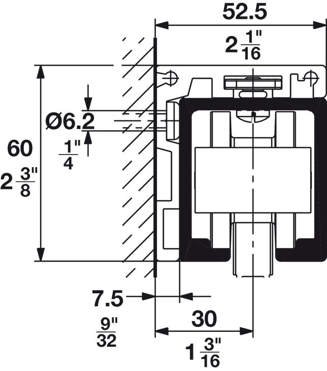 Angle Profile, Pre-Drilled for Upper Tracks