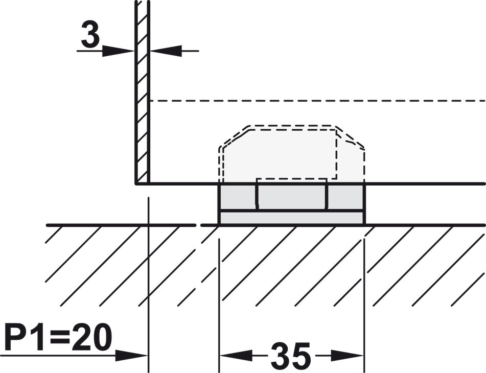 Sliding Door Hardware, HAWA Junior 120/B, set