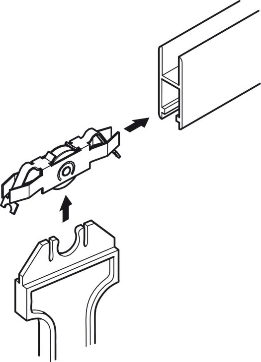 Dust Strip, Vertical for Bypassing Applications