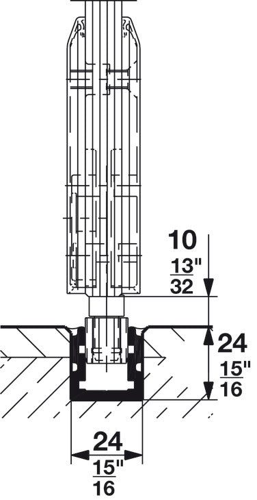 Sliding Door Hardware, Hawa Junior 160/GP, set