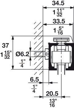Angled Profile, Pre-drilled