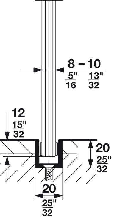 Sliding Door Hardware, Hawa Junior 160/GP, set