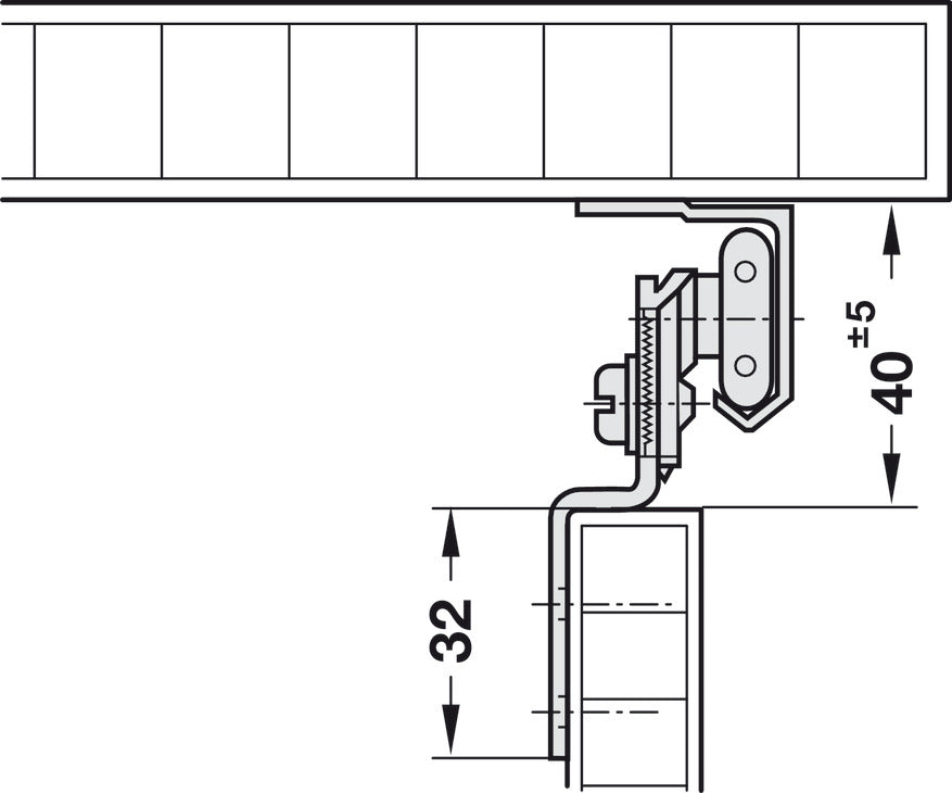 Single Running Gear, For Hangar Infront