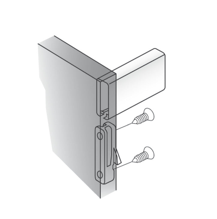 Front Partition Clip, For Zargen 6610, 6035, 6036, 6026, 6136, 6236