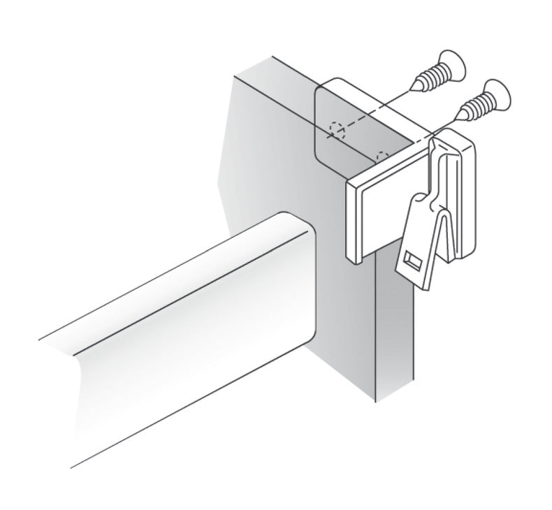 Front Partition Clip, For Zargen 6610, 6035, 6036, 6026, 6136, 6236
