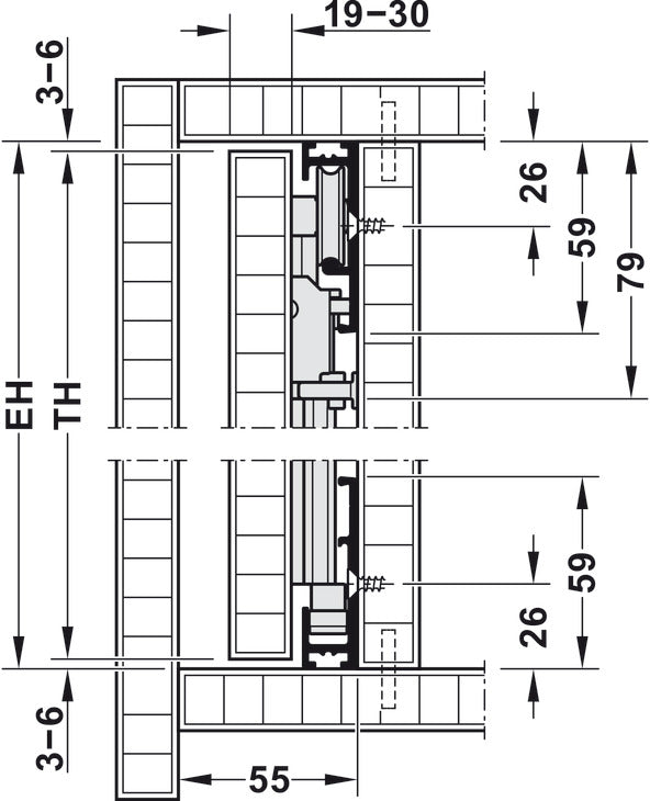 Wooden Pivot Sliding Doors, Hawa Concepta