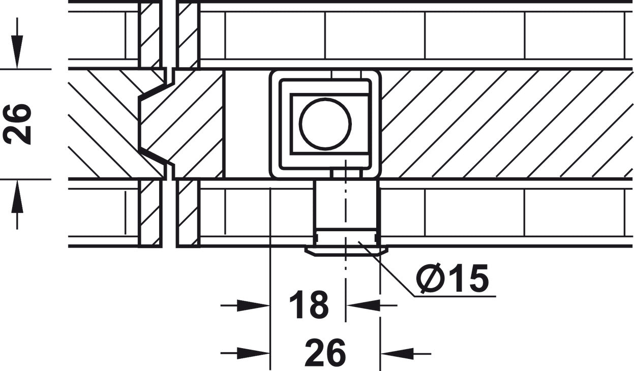 Bar Bolt Lock, Hawa Doorfix