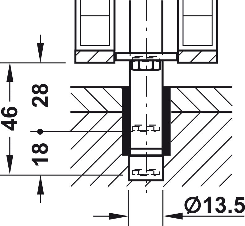 Bar Bolt Lock, Hawa Doorfix