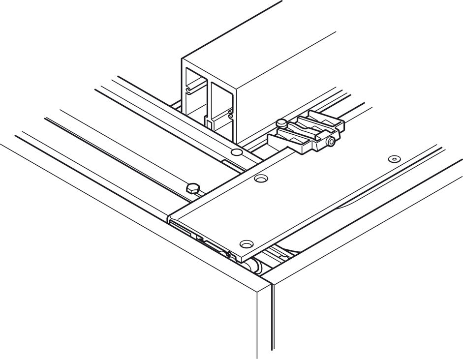 Wooden Folding Sliding Doors, HAWA Folding Concepta 25, set, hinges with soft closing mechanism