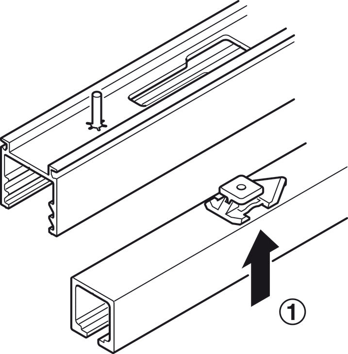 Sliding Door Hardware, Hawa Junior 40/B, set