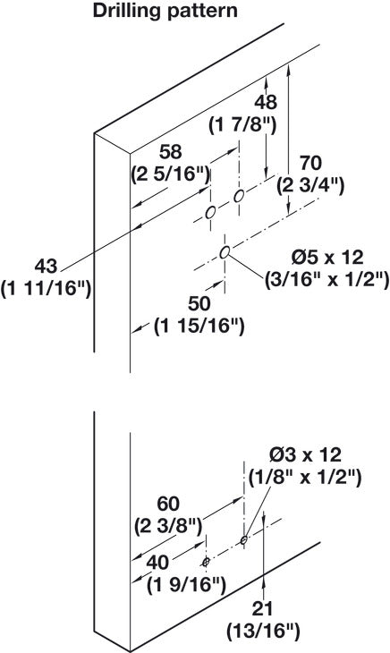 Sliding Door Hardware, Slido F-Line21 20A, set