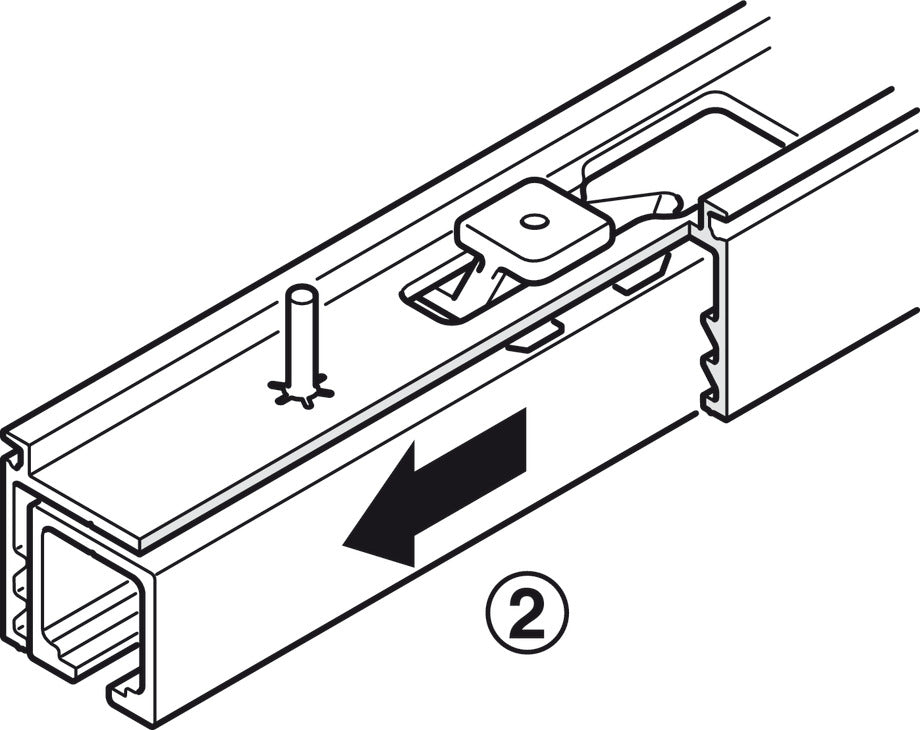 Sliding Door Hardware, Hawa Junior 40/B, set