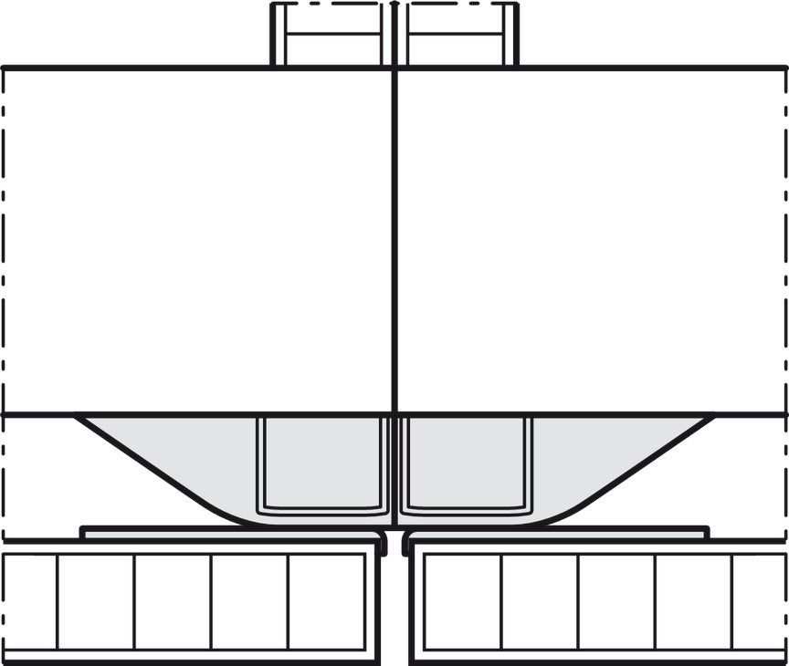 Wooden Folding Sliding Doors, HAWA Folding Concepta 25, set, hinges with soft closing mechanism