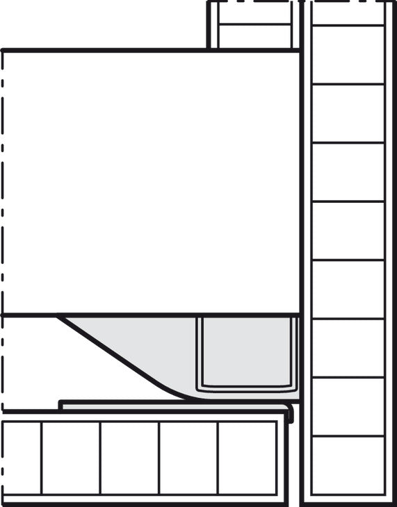 Wooden Folding Sliding Doors, HAWA Folding Concepta 25, set, hinges with soft closing mechanism