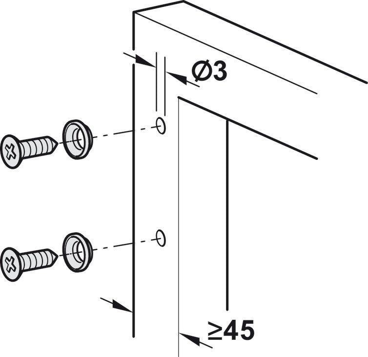 Sheet Metal Screw, Countersunk head, PH cross slot