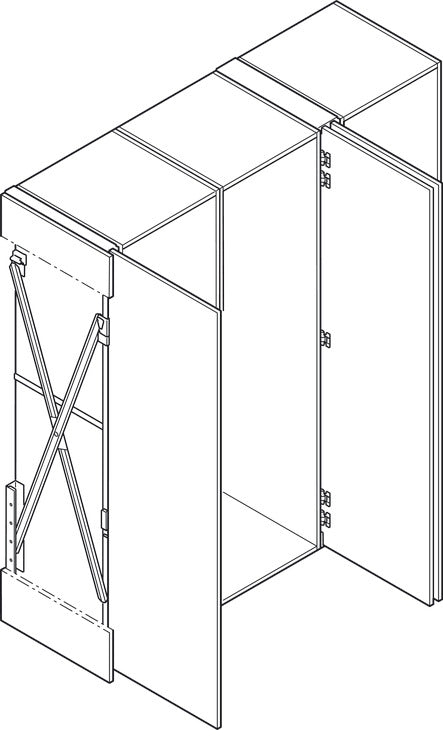 Wooden Pivot Sliding Doors, Hawa Concepta