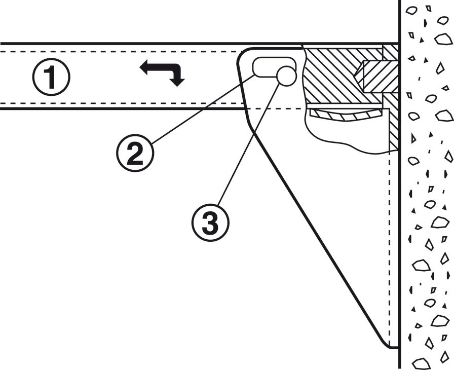 Folding Table Bracket, Tikla, Medium-Duty, Steel
