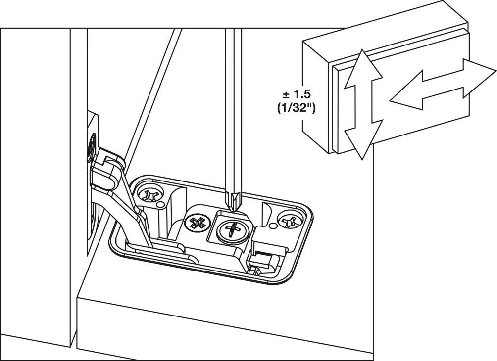 In-Side Flap Hinge