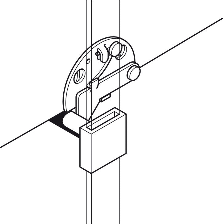 Drawer Catches, for central locking rotary cylinder