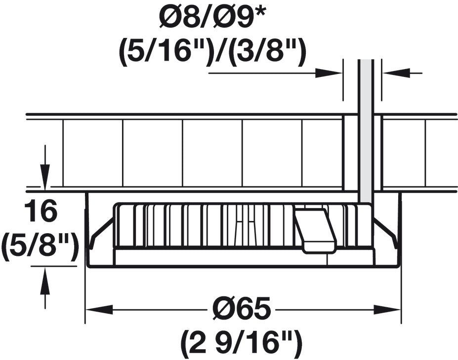 Surface Mounted Housing Trim Ring, for Loox LED 2025/2026, 2091/3091, 2092/3092