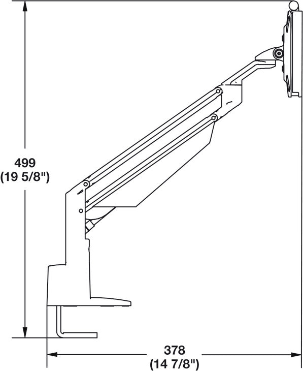 Monitor Arm, CLU Duo for Dual Monitors