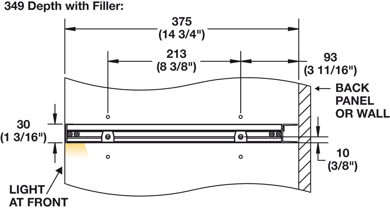 Shelf, TAG Illuminated Glass Shelf
