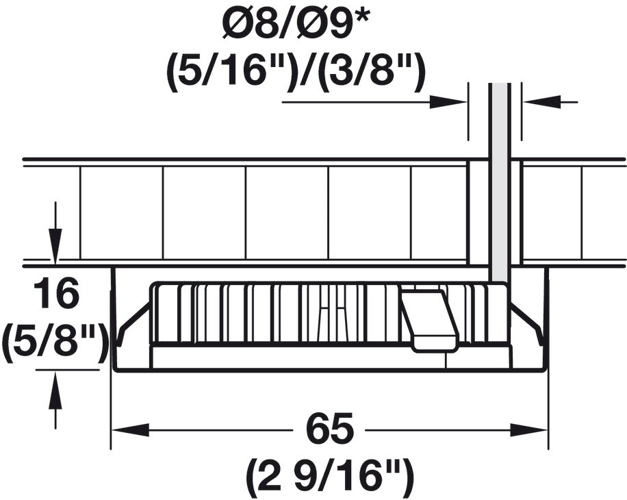 Surface Mounted Housing Trim Ring, for Loox LED 2025/2026, 2091/3091, 2092/3092