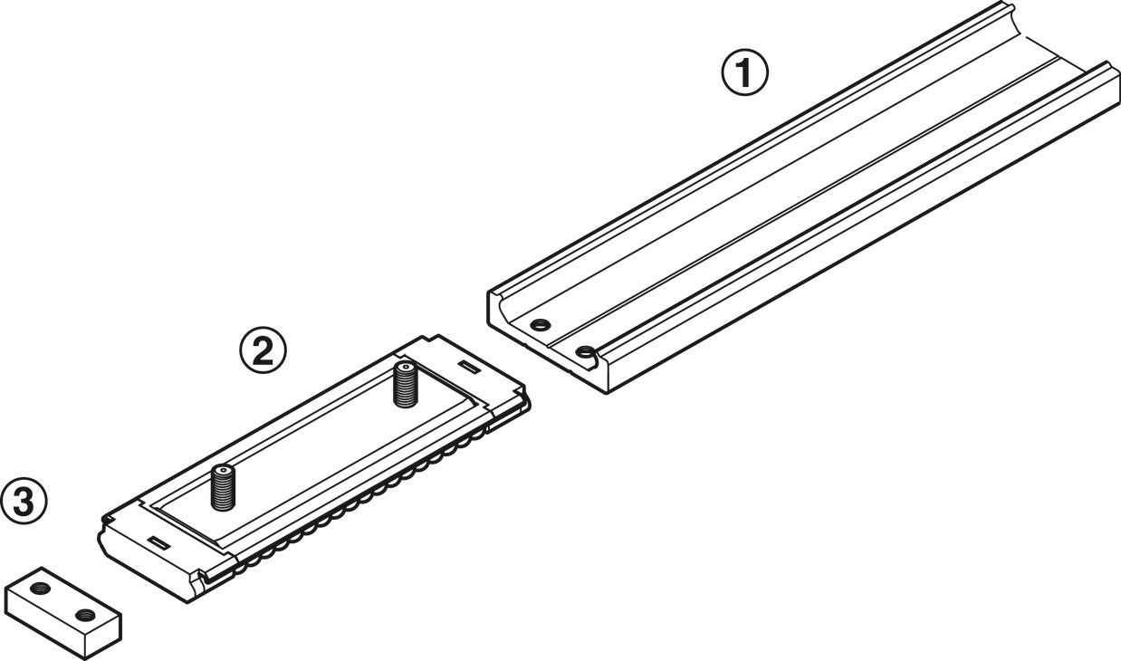 Carriage, Accuride 115RC Linear Motion Track System, 265 Weight Capacity